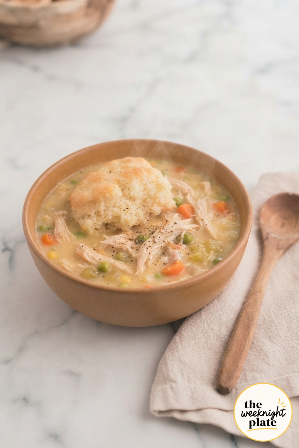 Chicken Pot Pie Soup - The One - Pot Version That Skips The