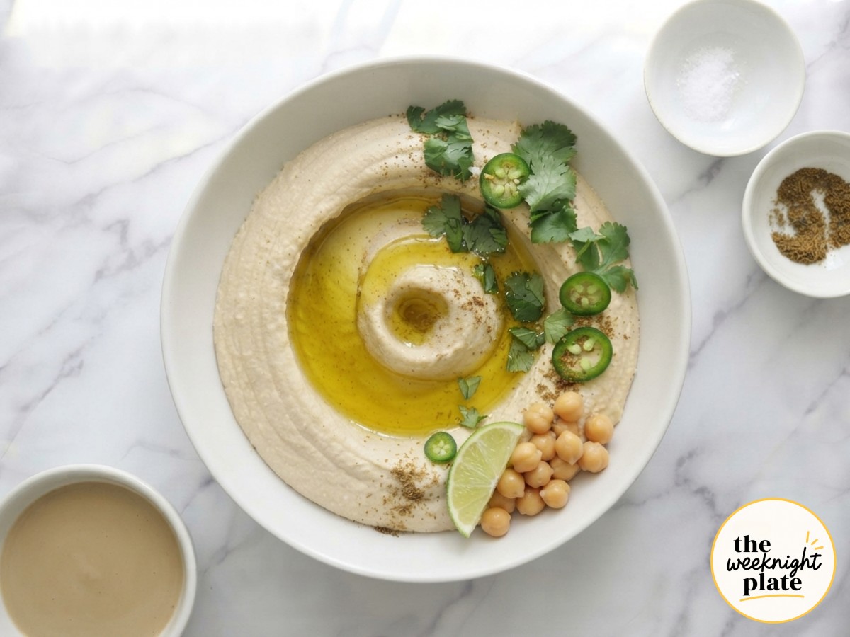 Mediterranean Hummus Bowl - The 15 - Minute Dip I Make