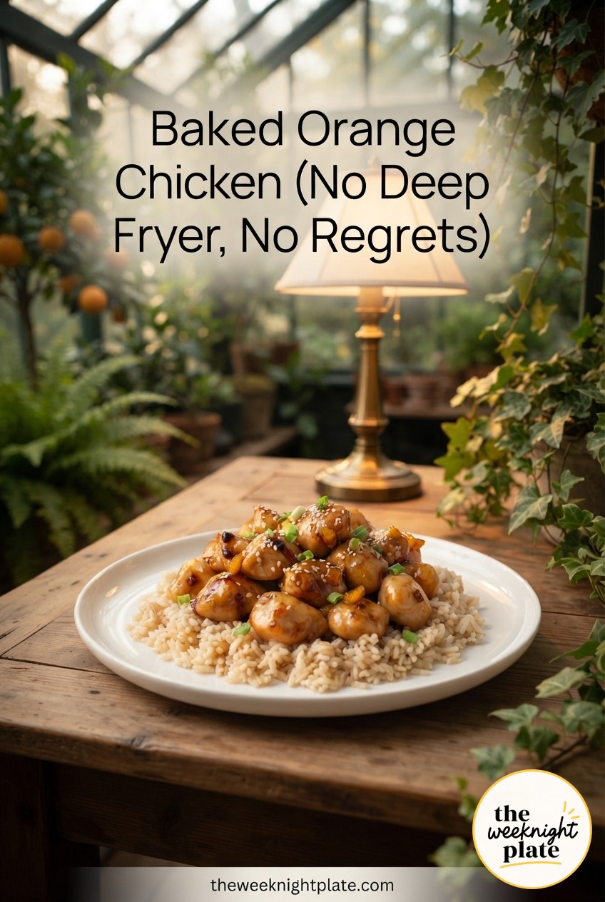 Baked Orange Chicken (No Deep Fryer, No Regrets)