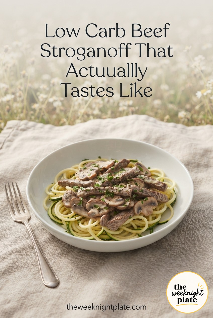 Low Carb Beef Stroganoff That Actually Tastes Like